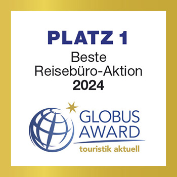 Globus Award – Platz 1, Beste Reisebüro-Aktion 2024